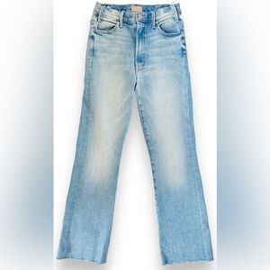 Mother Hustler Ankle Fray Hem Jean